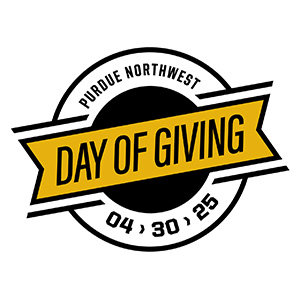 Logo: Purdue Northwest Day of Giving 4/30/25