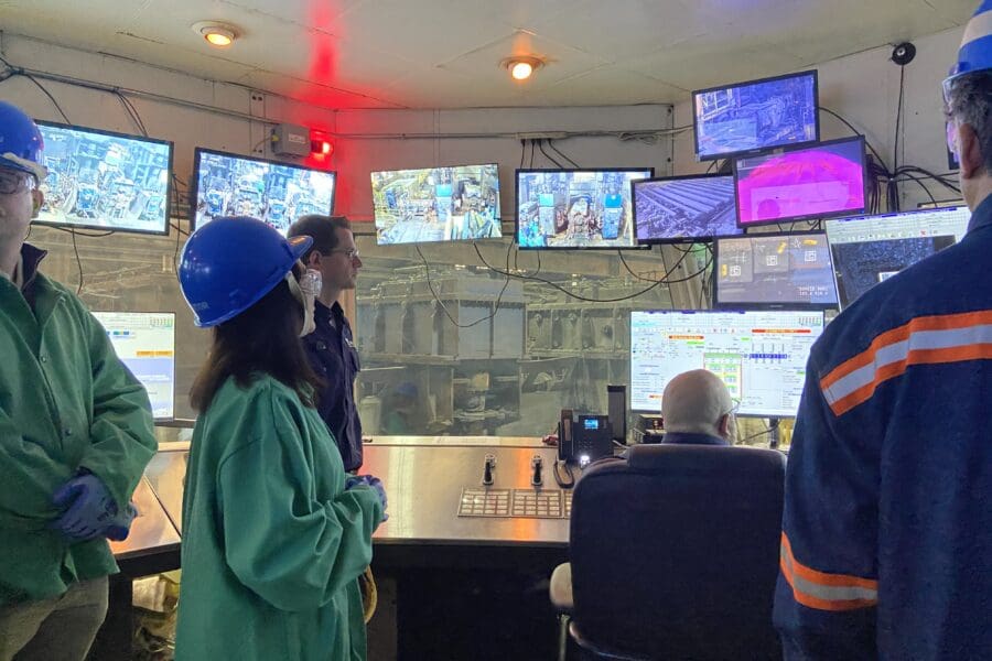 group in control room