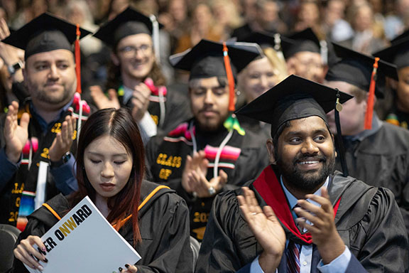 PNW graduates applaud at commencement