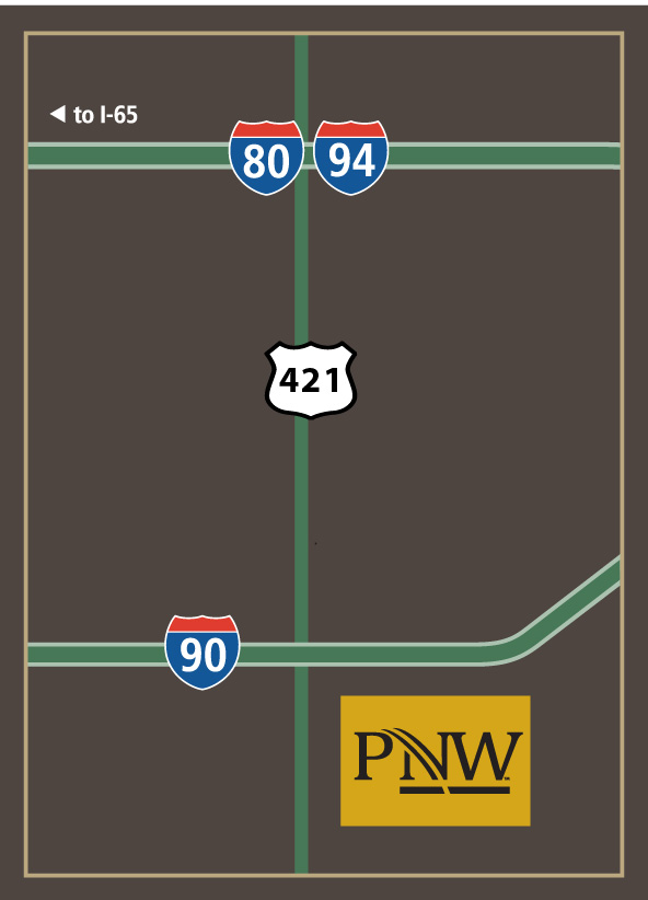 Purdue Northwest Westville Campus Map Westville Campus Map   Getting to PNW