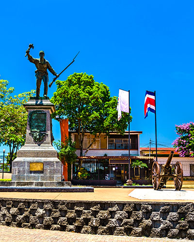 Statue of the national hero Juan Santamaria in Alajuela - Costa Rica, Central America