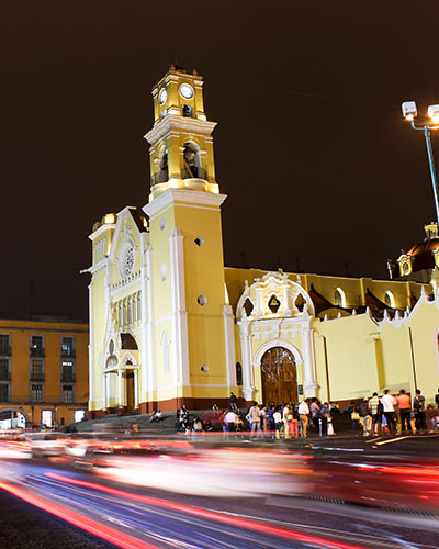 Mexico, Veracruz state, Cathedral of Xalapa or Jalapa Capital of the coffee growing mountain region.