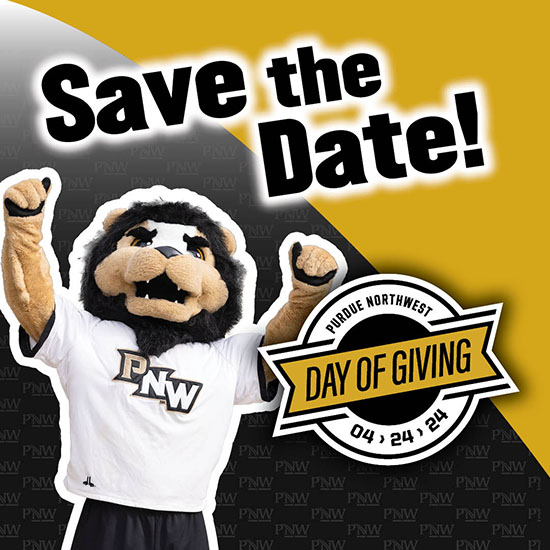 Save the Date for PNW Day of Giving 2024 Purdue University Northwest